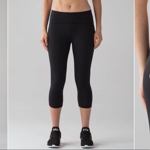 Lululemon Train Times Crop (17”) - Black